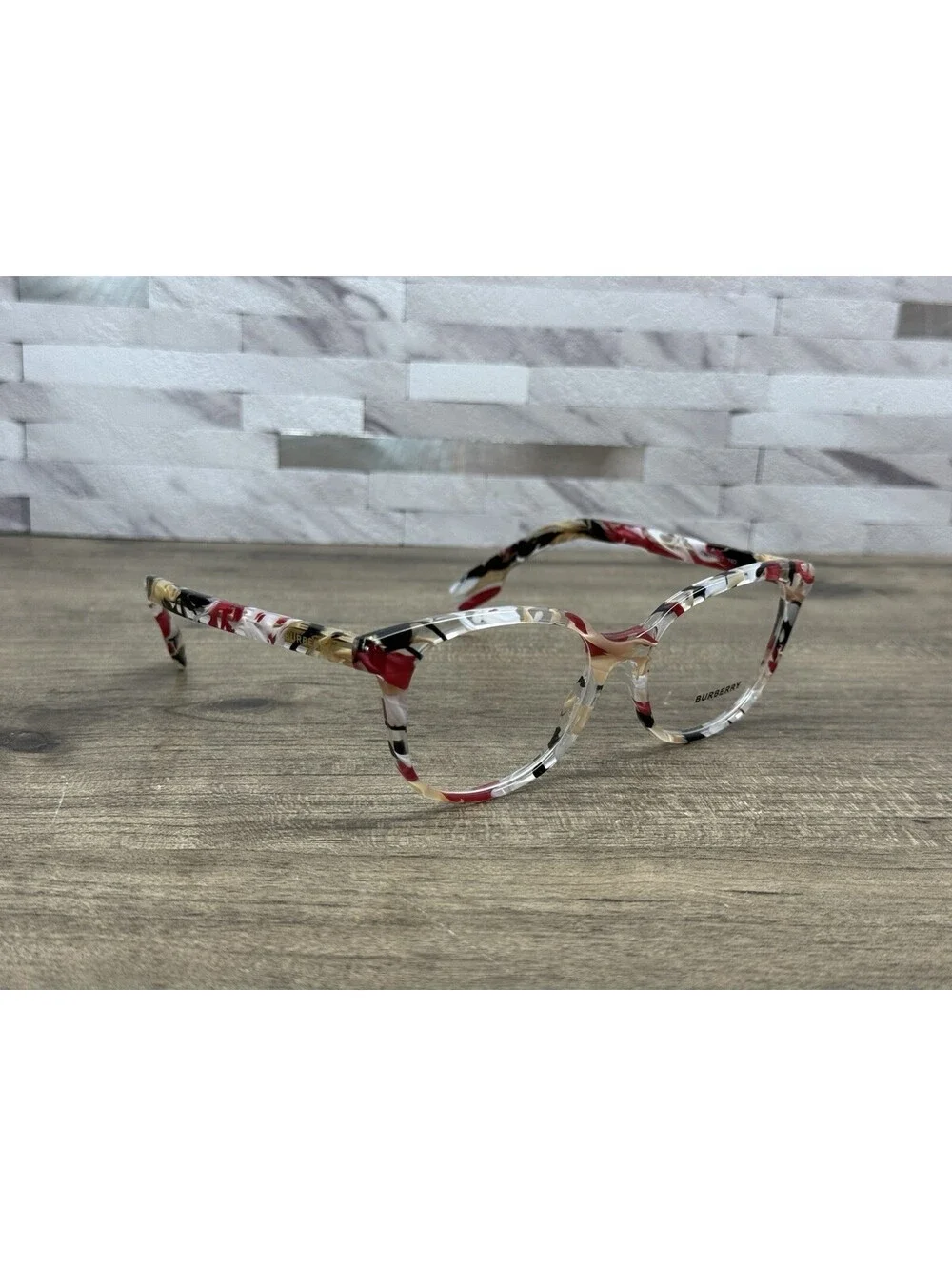 BURBERRY Eyeglasses 2291 3792 Striped Check 53-17-140 Designer Italy Demo Lenses